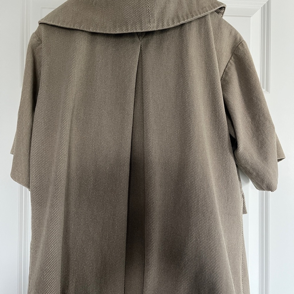 Hazel vintage-style short sleeve pea coat - Picture 2 of 3